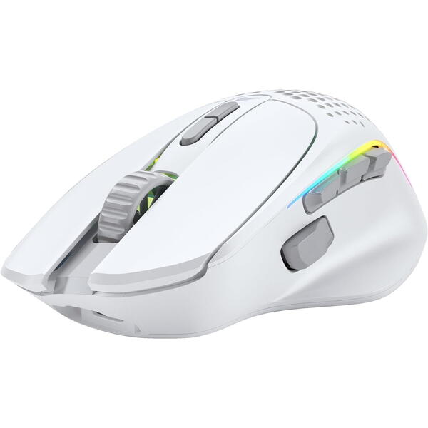 Mouse gaming Glorious I2 Wireless 1K Polling, 26000 DPI White