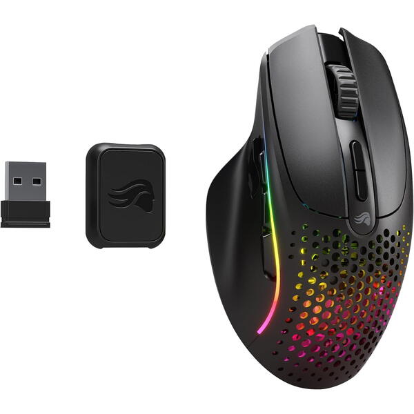 Mouse gaming Glorious I2 Wireless 1K Polling, 26000 DPI Black