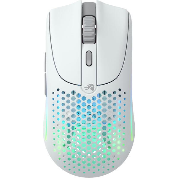 Mouse gaming Glorious O 2 Wireless, 26000 DPI RGB White