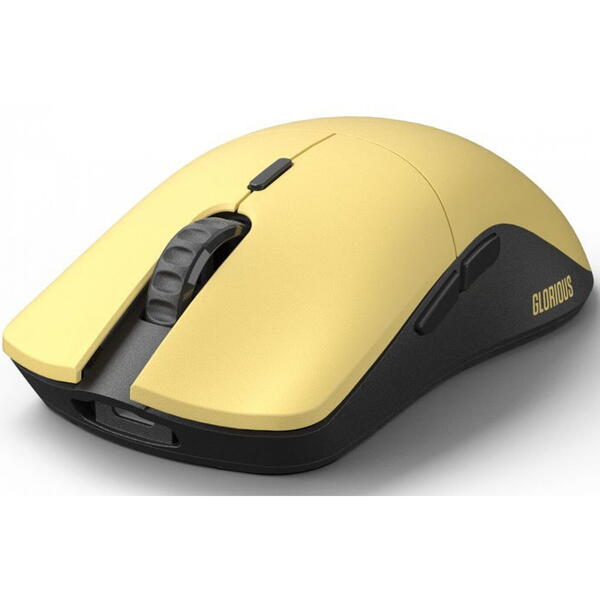 Mouse gaming Glorious O Pro Wireless, Golden Panda - Forge