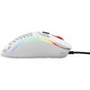 Mouse gaming Glorious D- Matte, RGB, 12000 DPI, USB, Alb Mat