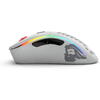 Mouse gaming Glorious Model D, Wireless, RGB, 19000 DPI, Alb Mat