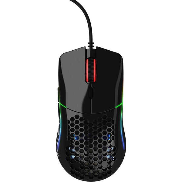 Mouse gaming Glorious Model O, RGB, 12000 DPI, Negru Lucios