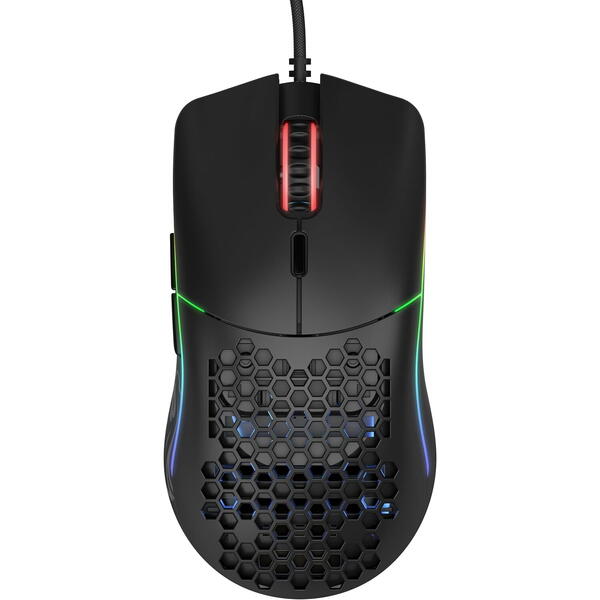 Mouse gaming Glorious Model O, RGB, 12000 DPI, Negru Mat