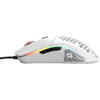 Mouse gaming Glorious Model O, RGB, 12000 DPI, Alb Mat