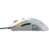 Mouse gaming Glorious Model O Minus, 12000 DPI, RGB, Alb Mat