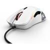 Mouse gaming Glorious Model D, RGB, 12000 DPI, USB, Alb lucios