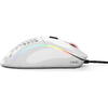 Mouse gaming Glorious Model D, RGB, 12000 DPI, USB, Alb lucios