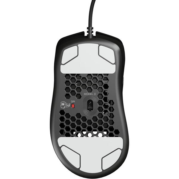 Mouse gaming Glorious Model D, RGB, 12000 DPI, USB, Negru mat