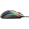 Mouse gaming Glorious Model I, RGB, 19000 DPI, USB, Negru mat