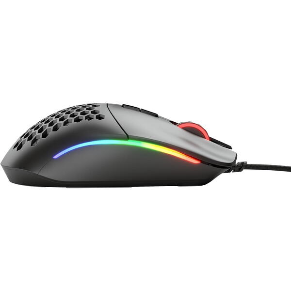 Mouse gaming Glorious Model I, RGB, 19000 DPI, USB, Negru mat