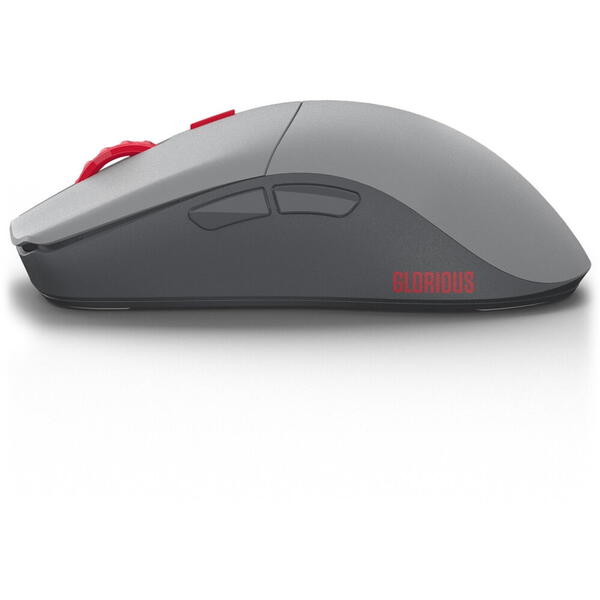 Mouse gaming Glorious One PRO Wireless - Centauri - Forge, Gri Mat/ Rosu