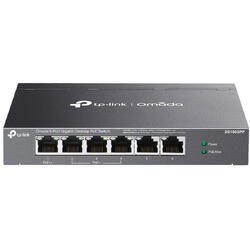 Switch TP-LINK DS106GPP, 6 porturi Gigabit 4 porturi POE+