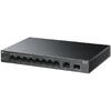 Switch TP-LINK LS1210GP, 8 porturi gigabit POE+, 1 Gigabit SFP