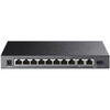 Switch TP-LINK TL-SG1210PP, 10 porturi Gigabit, 2-Port PoE++ si 6 PoE+