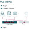 Switch TP-LINK TL-SG1006PP, 6 porturi Gigabit, 1-Port PoE++ si 3 PoE+