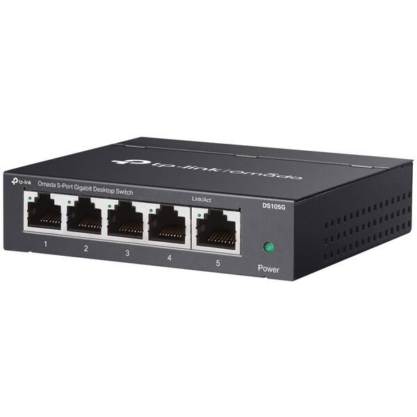 Switch TP-LINK DS105G Omada, 5 porturi Gigabit