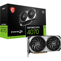 GeForce RTX 4070 VENTUS 2X E1 OC 12GB GDDR6 192 Bit DLSS 3.0