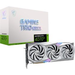 GeForce RTX 4070 Ti GAMING TRIO WHITE 12G, GDDR6X, 192-bit, Alb