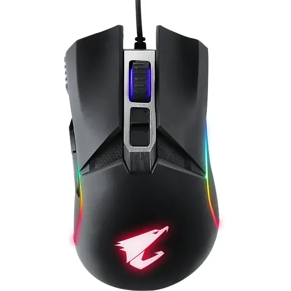 Mouse gaming Gigabyte AORUS M5, RGB LED, USB, Black