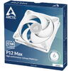 Ventilator PC Arctic P12 Max PWM, 120mm, 3300rpm, White