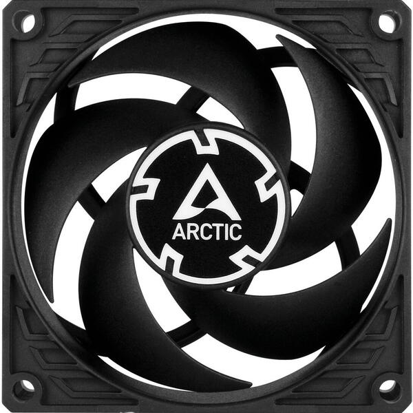 Ventilator PC Arctic P8 Silent, 1600 rpm, 80mm, Negru, Set 5 ventilatoare