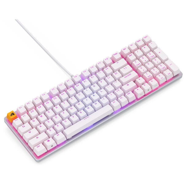 Tastatura gaming Glorious Mecanica GMMK 2 Full RGB Fox Linear Switch White