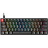 Tastatura gaming Glorious Mecanica GMMK Compact, Gateron Brown Switch, Layout US, Negru