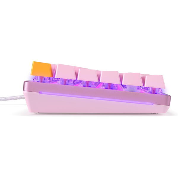 Tastatura gaming Glorious Mecanica GMMK 2 Full RGB Fox Linear Switch Pink