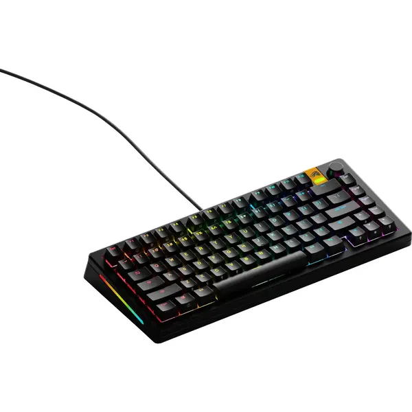 Tastatura gaming Glorious Mecanica GMMK 3 HE RGB 75% Prebuilt, Fox HE Switch, Negru