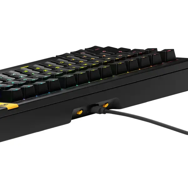 Tastatura gaming Glorious Mecanica GMMK 3 HE RGB 75% Prebuilt, Fox HE Switch, Negru