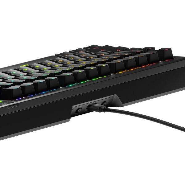 Tastatura gaming Glorious Mecanica GMMK 3 PRO RGB 75% Prebuilt, Fox MX Switch, Negru