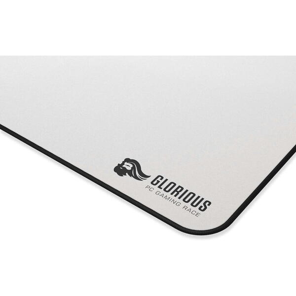 Mouse Pad Glorious Stitch Cloth XXL Extended White