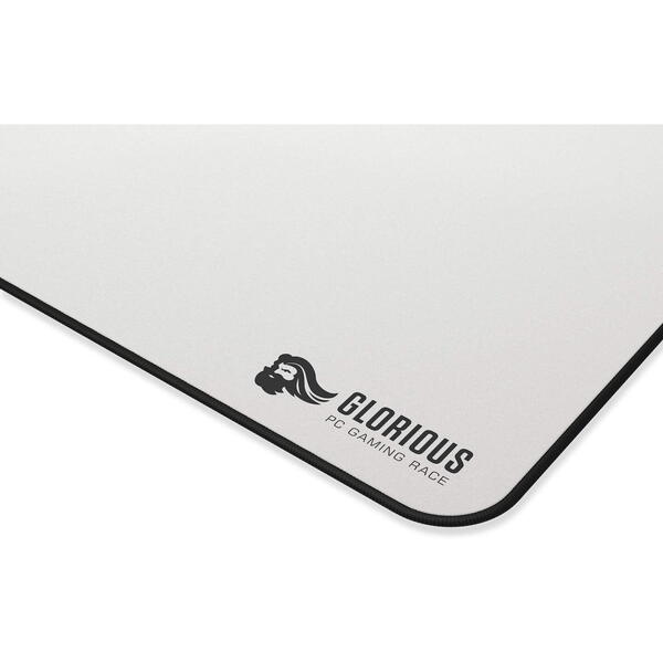 Mouse Pad Glorious Stitch Cloth Heavy XL, Alb