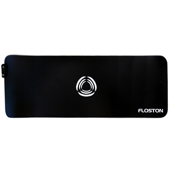 Mouse Pad Floston Rainbow RGB, Black