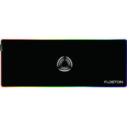 Mouse Pad Floston Rainbow RGB, Black