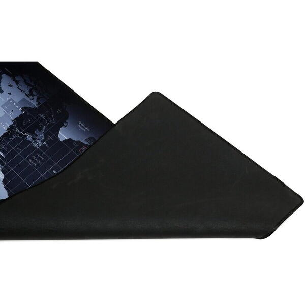 Mouse Pad Floston World XL, Black-Grey