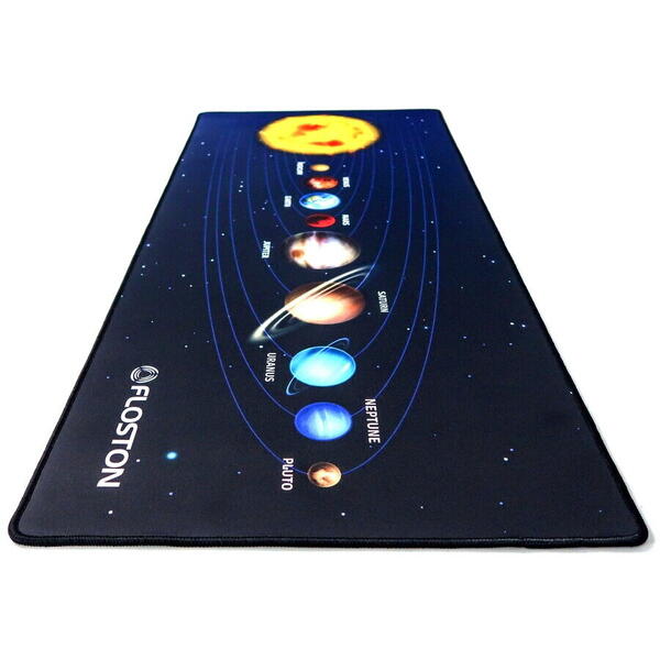 Mouse Pad Floston SOLAR SYSTEM, 90 x 40cm, Negru