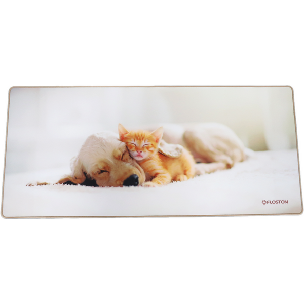 Mouse Pad Floston PET FRIENDS, 90 x 40cm, Bej