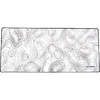 Mouse Pad Floston TOPOGRAPHIC WHITE, 90 x 40cm, Alb