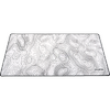 Mouse Pad Floston TOPOGRAPHIC WHITE, 90 x 40cm, Alb