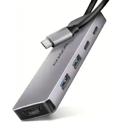 Hub USB AXAGON HMC-5H60, USB-C 3.2, 2x USB-A, HDMI, PD 100W, USB-C