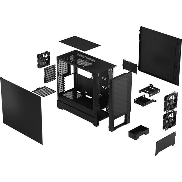 Carcasa Fractal Design Pop Air Black Solid