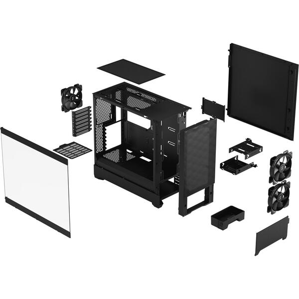 Carcasa Fractal Design Pop Air Black TG Clear Tint