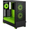 Carcasa Fractal Design Pop Air RGB Green Core TG Clear Tint