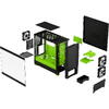 Carcasa Fractal Design Pop Air RGB Green Core TG Clear Tint