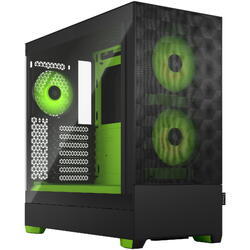 Carcasa Fractal Design Pop Air RGB Green Core TG Clear Tint