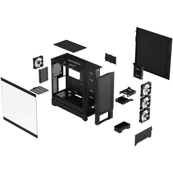 Carcasa Fractal Design Pop XL Air RGB Black TG Clear Tint