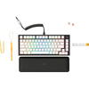 Tastatura mecanica Glorious GMMK PRO 75% Pre-built, USB-C, Fox Linear Switch, Layout US, Negru/Alb