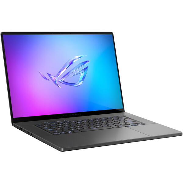 Laptop Gaming Asus ROG Zephyrus G16 GA605WI, 16 inch 2.5K OLED 240Hz, AMD Ryzen AI 9 HX 370, 32GB LPDDR5X, 2TB SSD, GeForce RTX 4070 8GB, Win 11 Home, Eclipse Gray